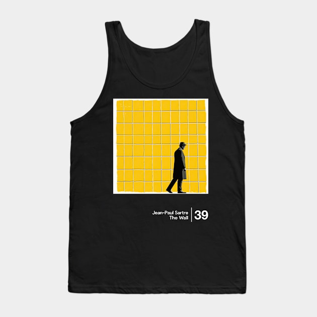 The Wall - Minimal Style Graphic Artwork Tank Top by saudade